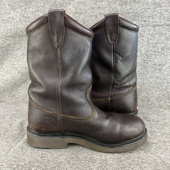 ✅Lacrosse Men's 682000 Brown Leather Western Work Boots Men’s 10.5 Wide Soft-Toe - Picture 9 of 10